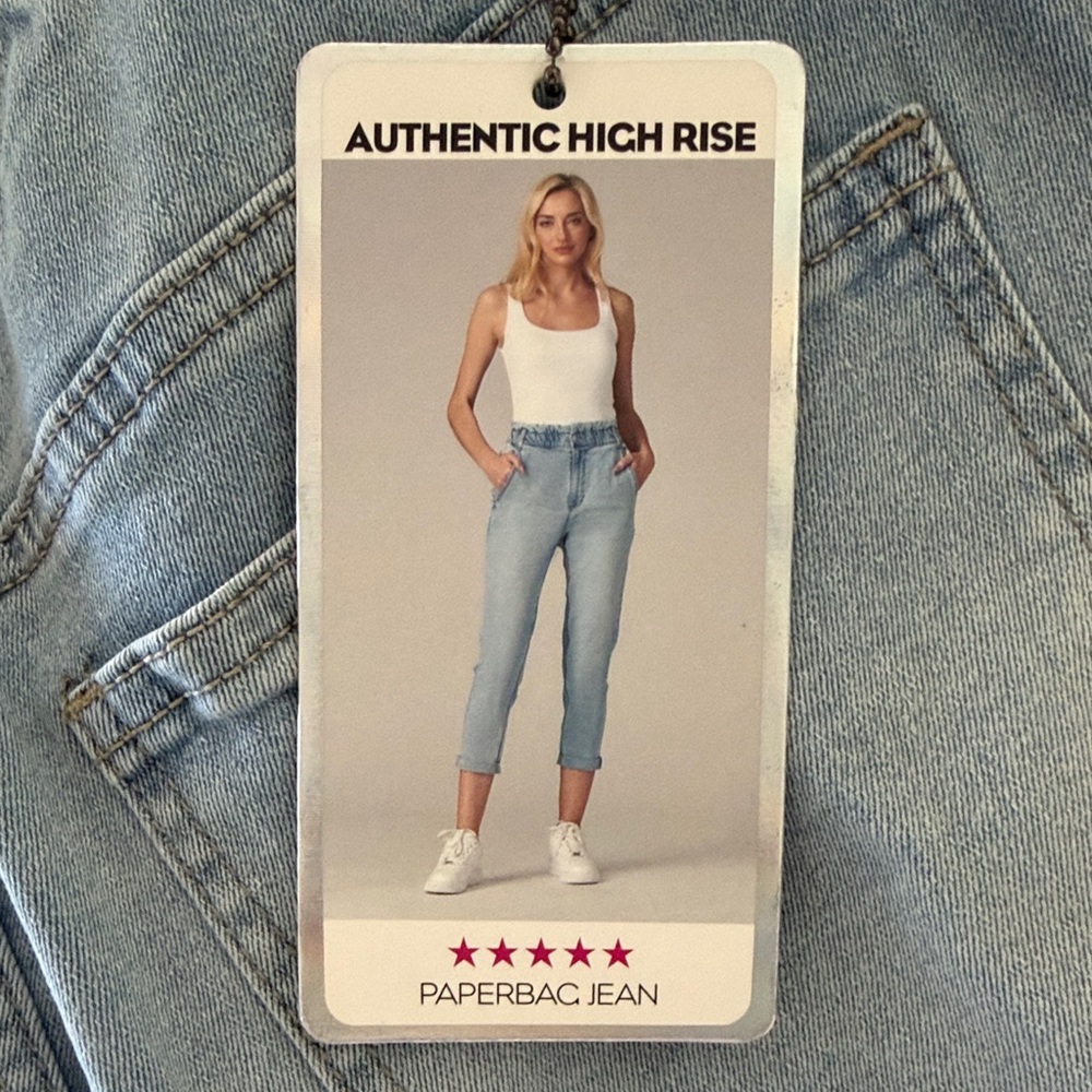 Paperbac Jean Women's Sky Blue High Rise Jeans